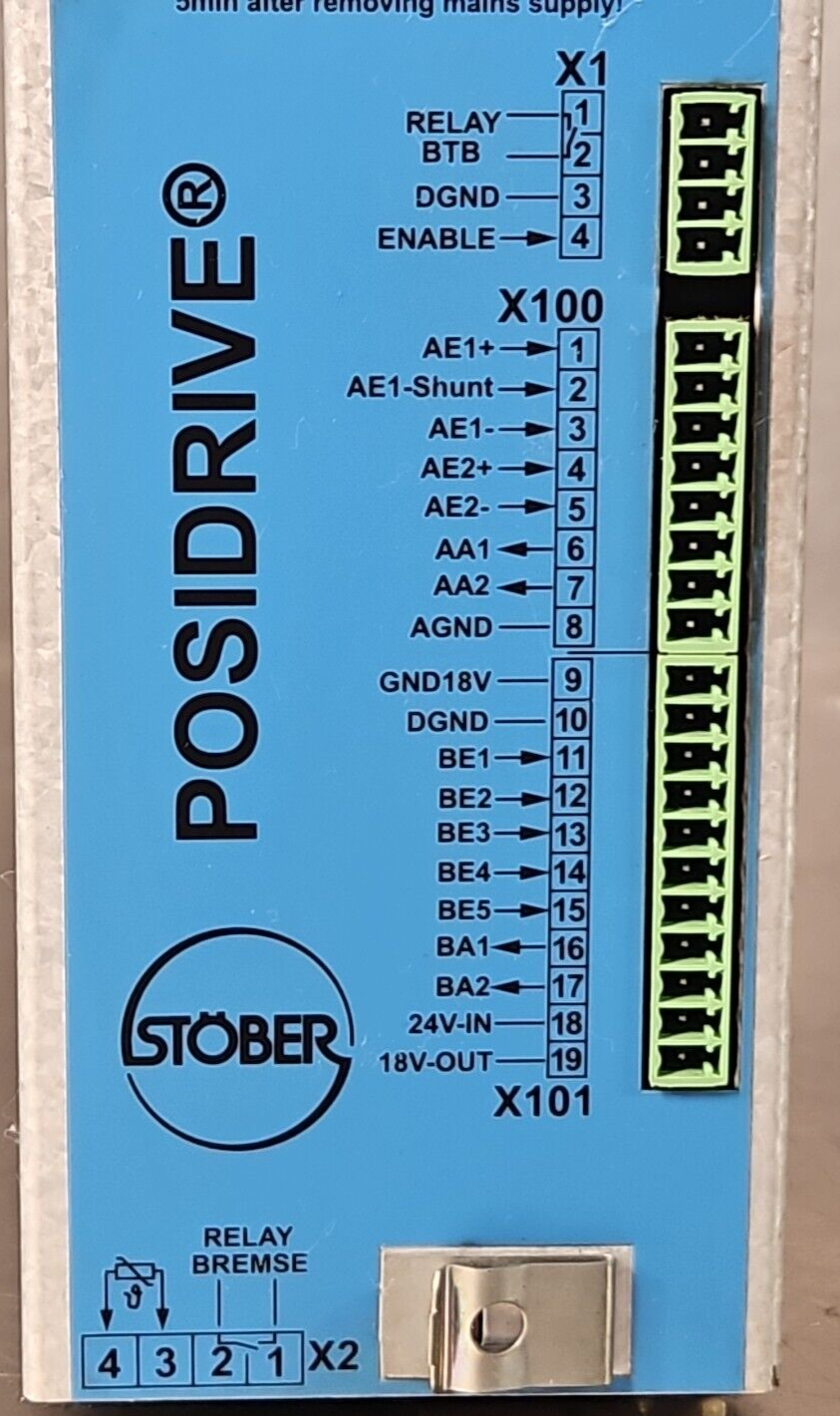 Stober FDS5055A/L Posidrive 11.0 kVA 12.3A 5.5kW    (BIN1.5.4)