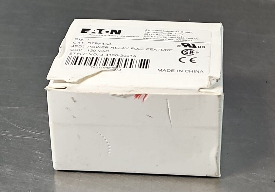 Eaton D7PF4AA Power Relay 120v-ac                                       (BIN413)