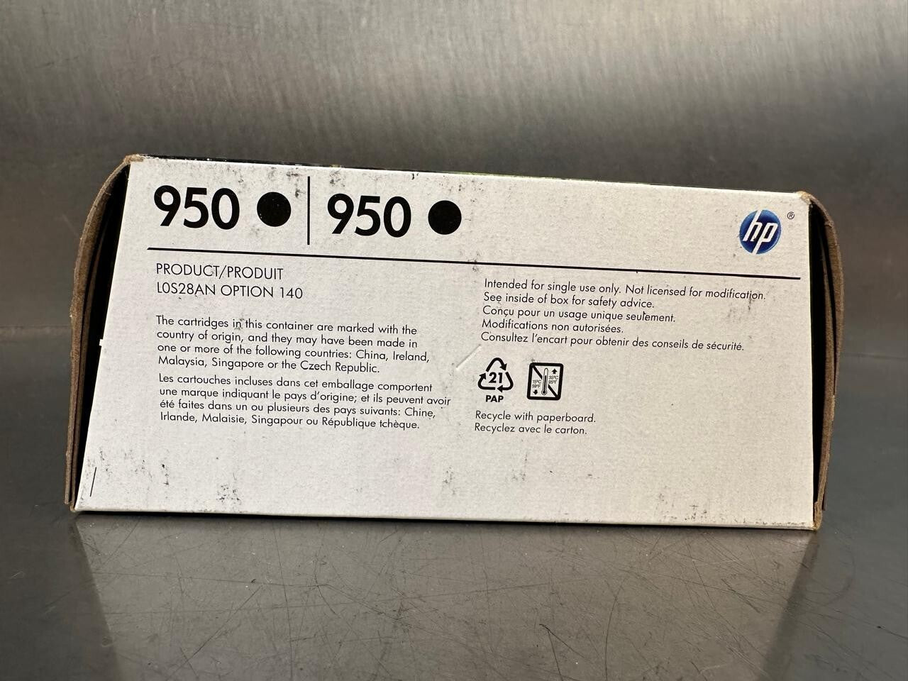 Hp 950 Black Ink Cartridge TwinPack L0S28AN 8600 251dw 27dw... NEW ( 5.3.3)