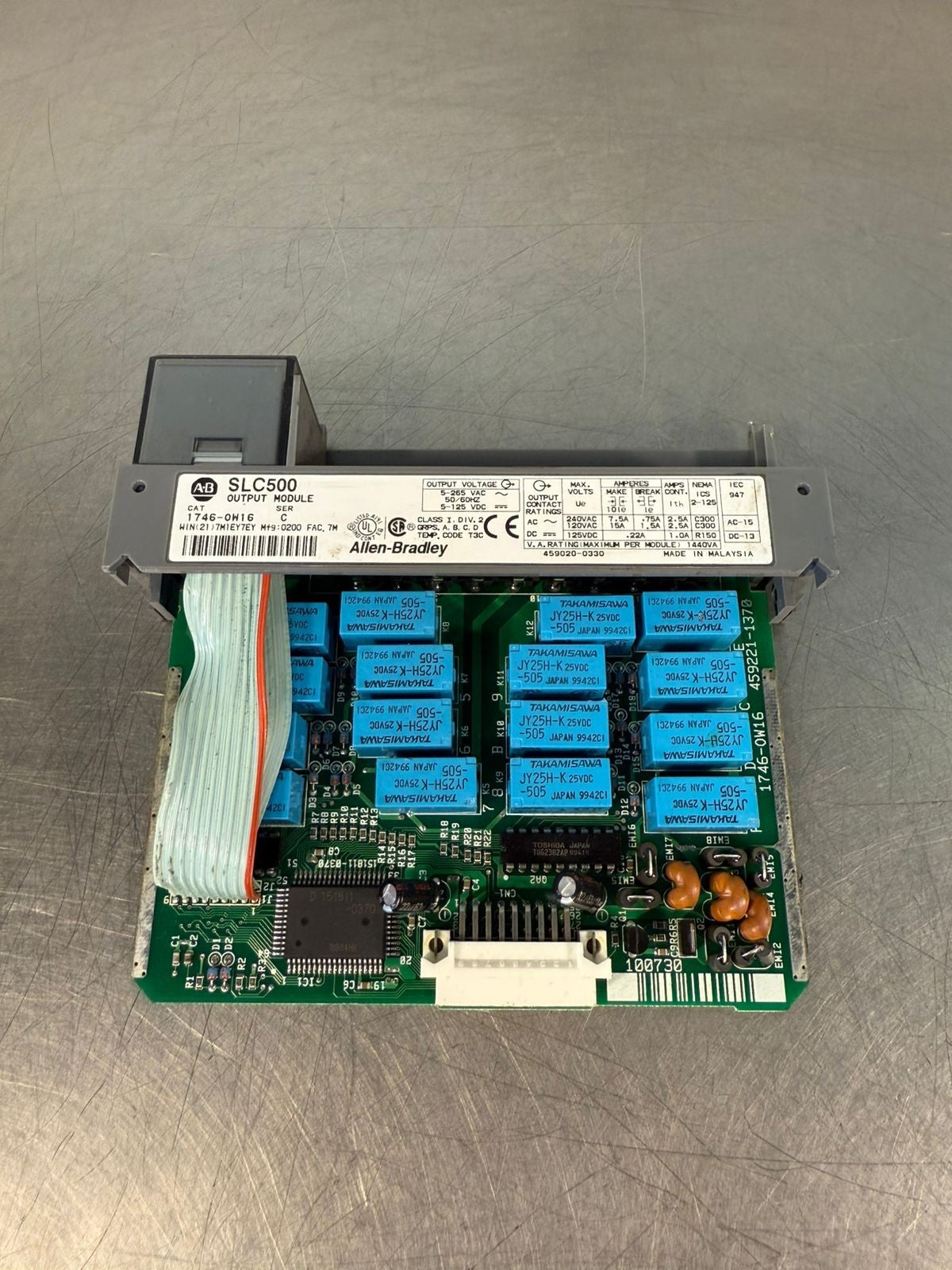 Allen Bradley SLC 500 1746-0W16 /C  Output Module                  (3.4.4)