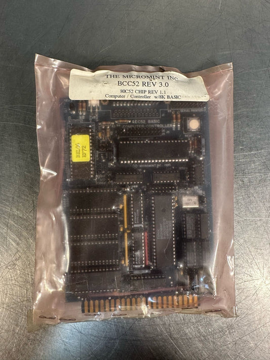 Micromint BCC52 Rev. 3.0  80C52 Chip Rev 1.1   w/ 8K Basic          (6.4.4)