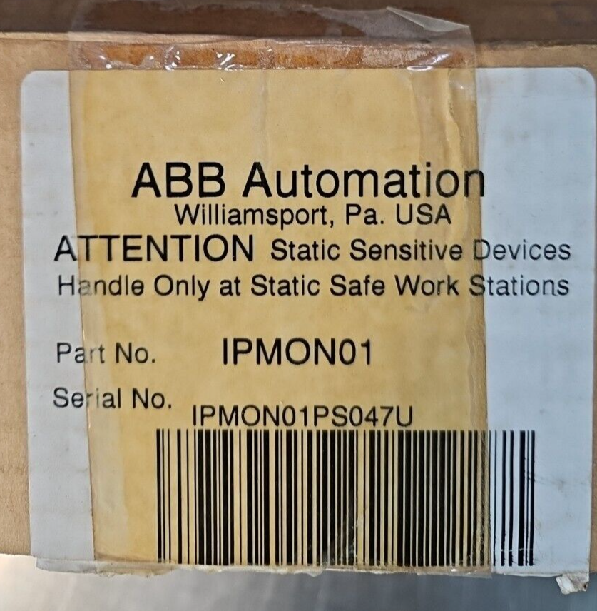 ABB Bailey IPMON01 Power Monitor Module                                  loc3B33