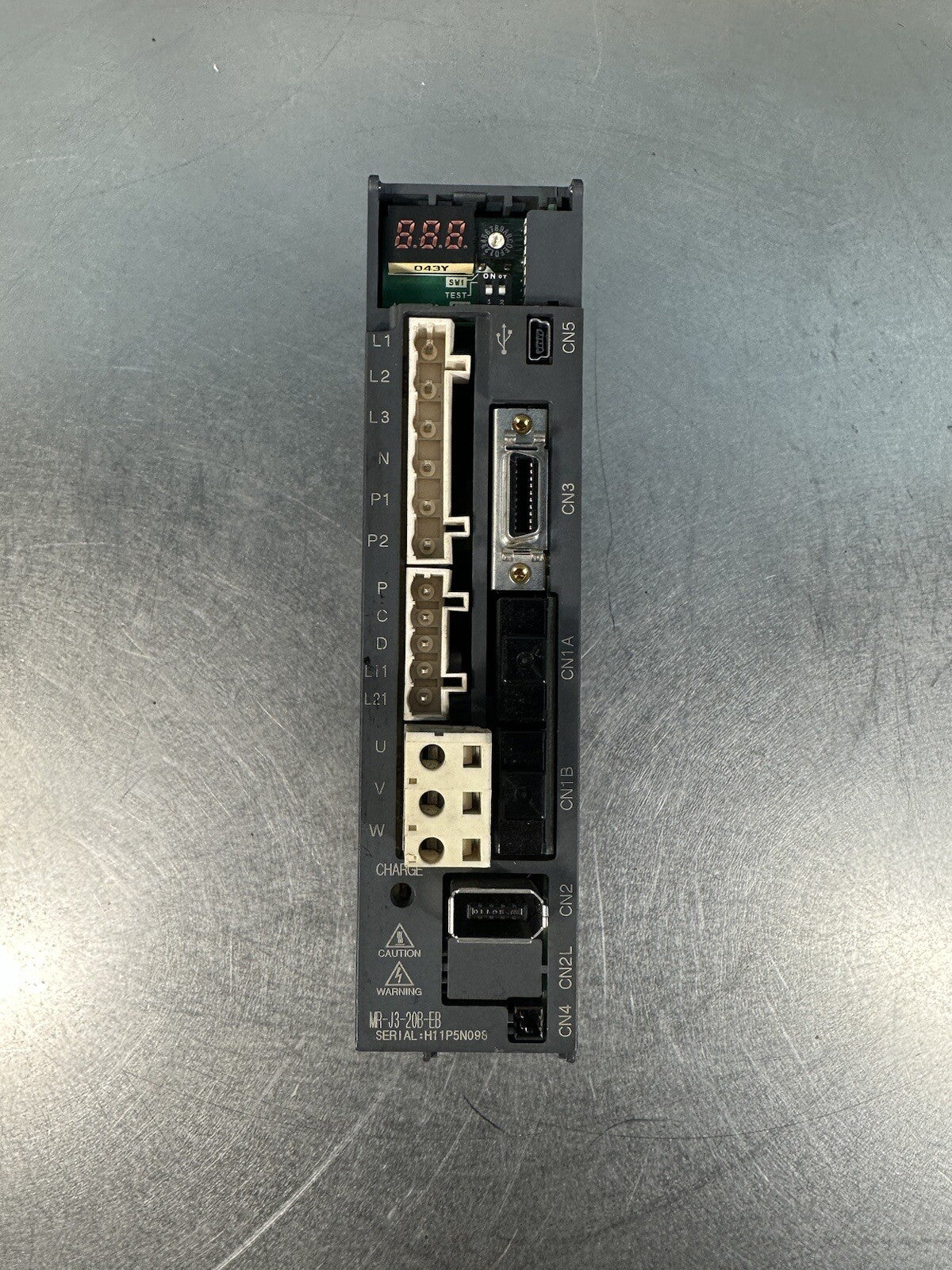 MITSUBISHI MR-J3-20B-EB SERVO DRIVE (BIN-1.2.4)