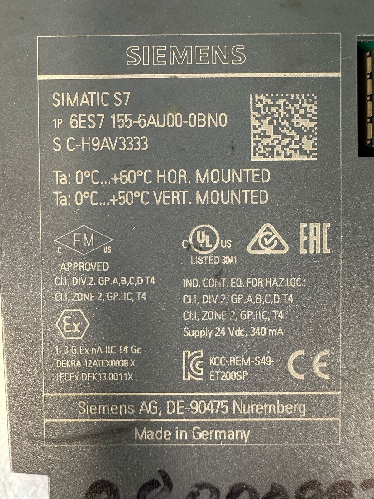 Siemens 6ES7-155-6AU00-0BN0  Simatic-S7  6ES7 155-6AU00-0BN0 (5.4.4)