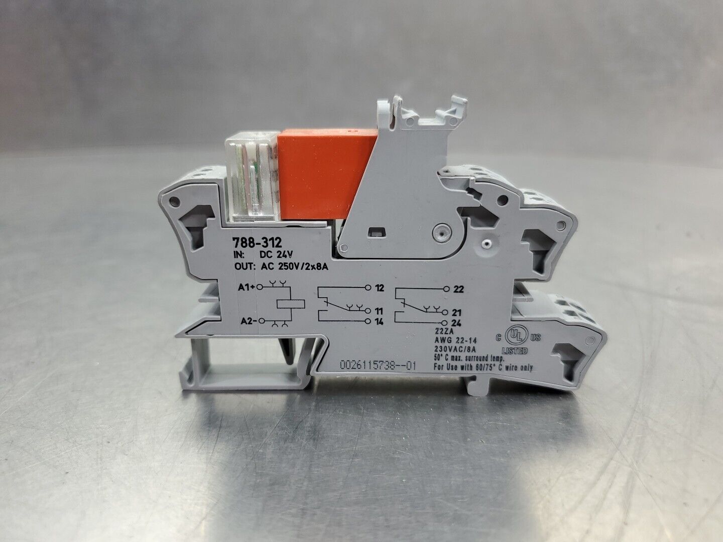 WAGO 788-312 24VDC RELAY.                                                  4E-35