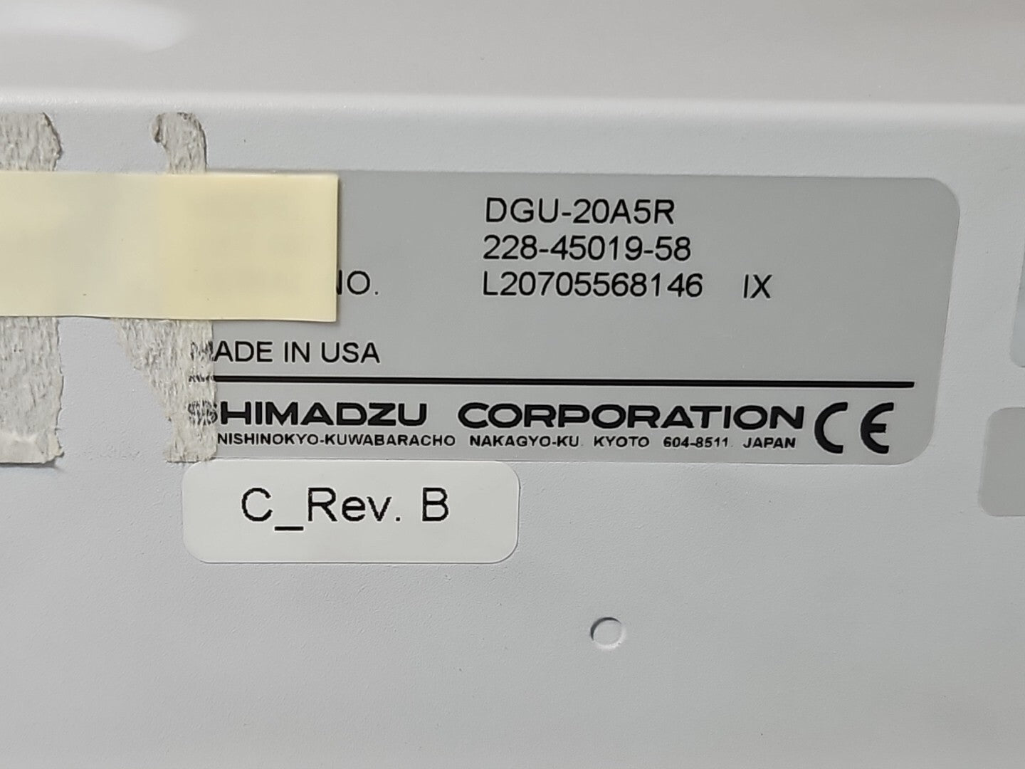 Shimadzu DGU-20A5R Prominence Degasser                                  (BIN563)