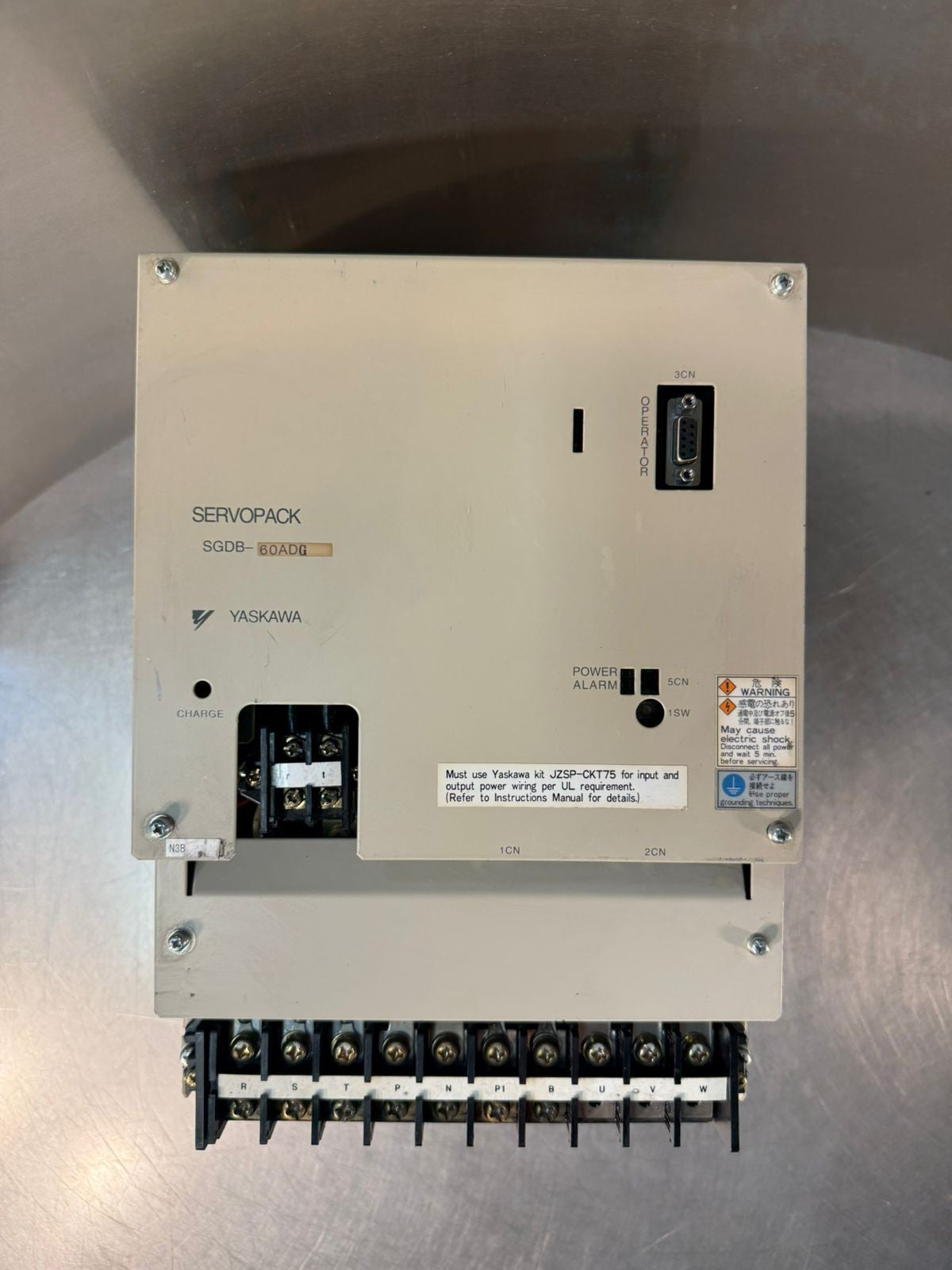 Yaskawa Servopack SGDB-60ADG 200-230V 50/60 3Ph                    (7.6.3)