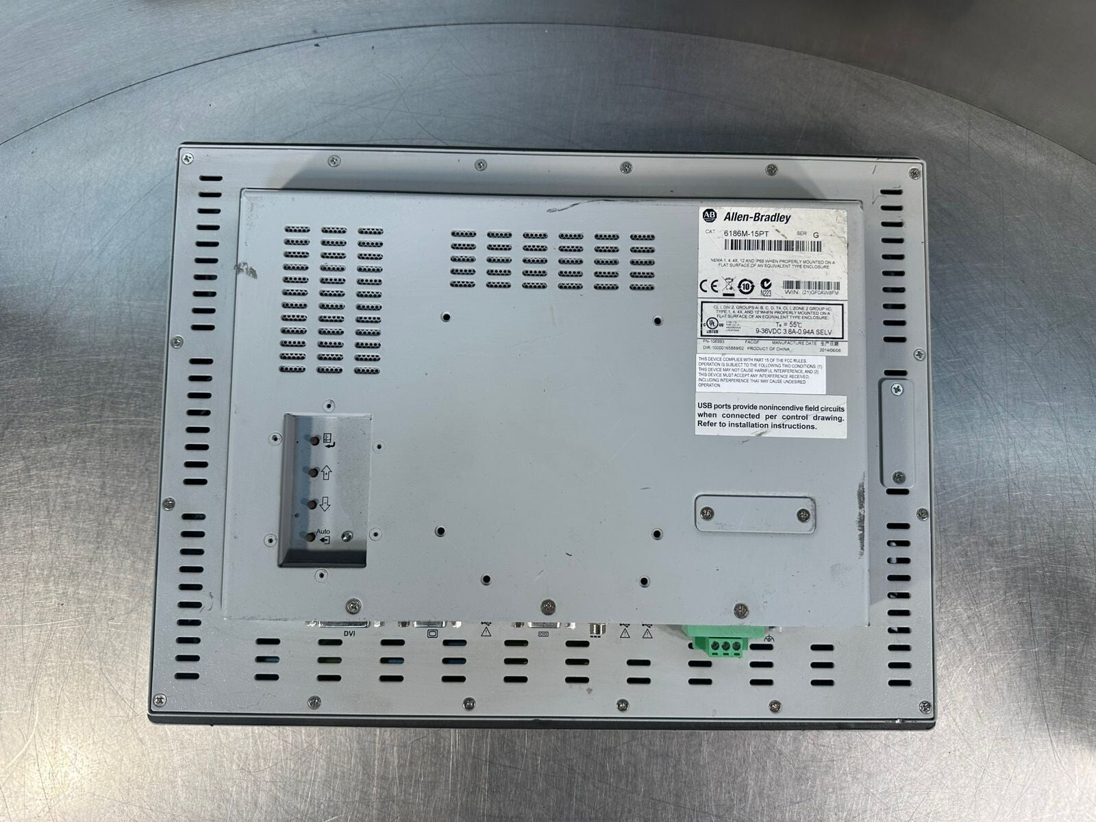 Allen Bradley 6186M-15PT /G TOUCH PANEL 6186M15PT                 (12.5.7)