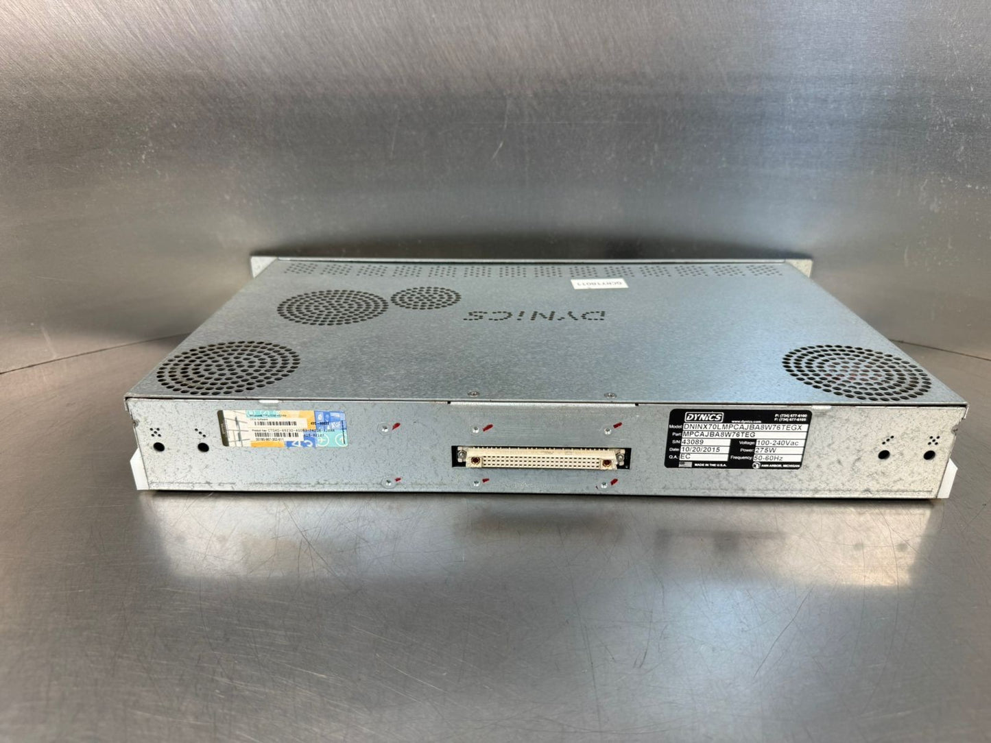 Dynics DNINX70LMPCAJBA / MPCAJBA8W76TEG 100-240 Vac 275W 50-60Hz  (12.4.3)