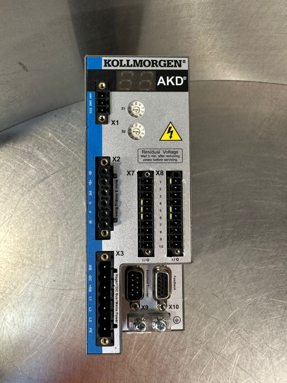 Kollmorgen AKD-P00306-NBAN-0000 240 Vac 1.2KVA  (3.4.5)