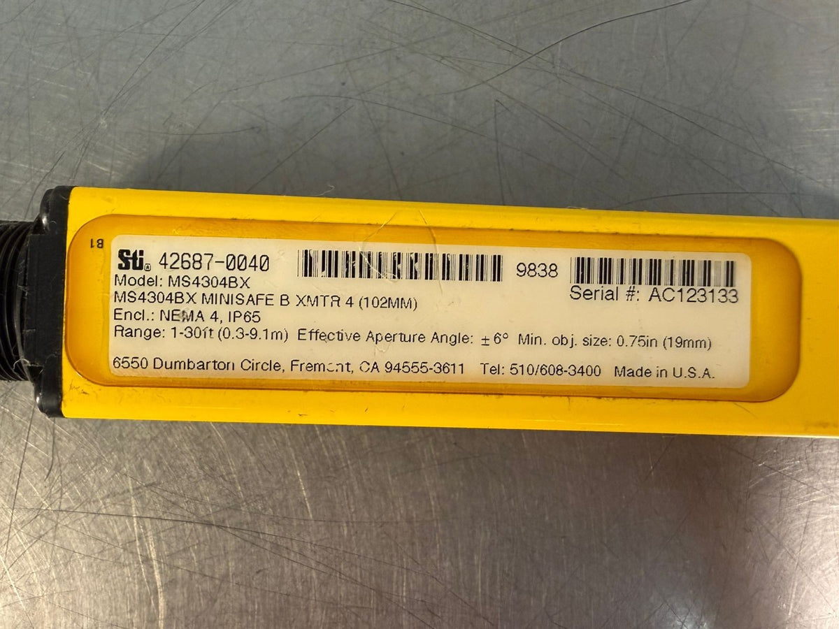 Sti 42687-0040 Ms4304bx Minisafe B Xmtr 4 102Mm 1-30Ft             (7.2.3)