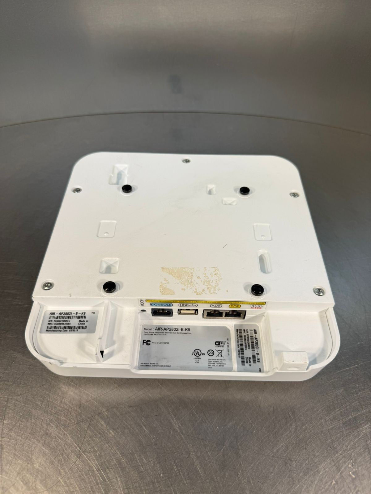 Cisco AIR-AP2802I-B-K9 Aironet 2802 Series 802 Sual Band Acc. (8.4.2)