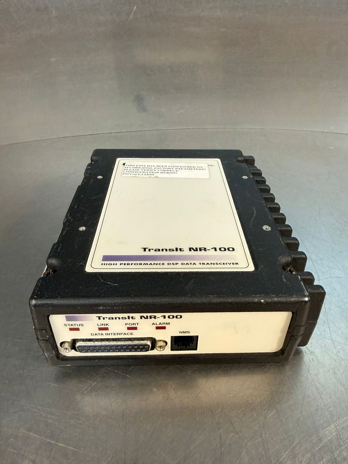 MDS Microwave Data Systems NR-100 Transit NR100XAFNBH Rev:E 13.8 VDC 2.5A(9.3.4)