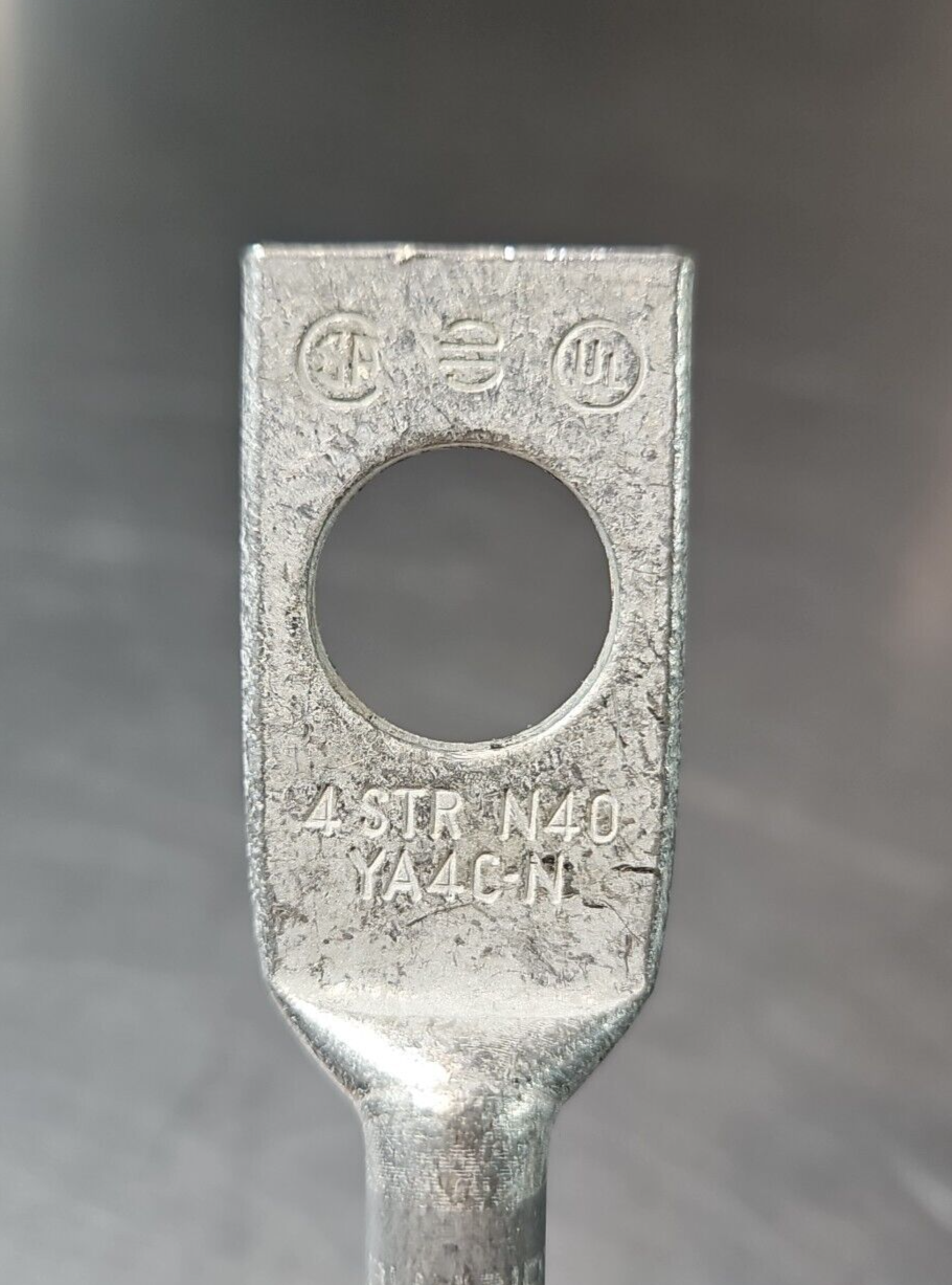 Burndy N404STRCU Copper Compression Lug Lot of 10                        Loc4D31