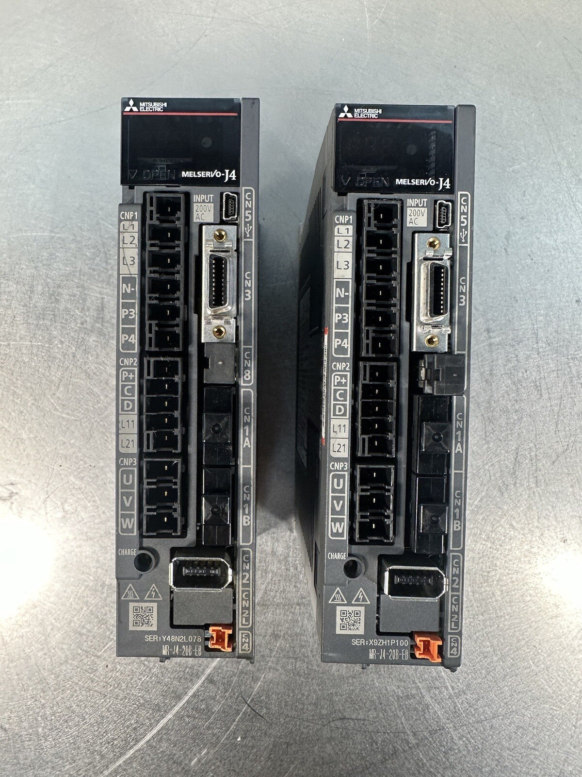 MITSUBISHI MR-J4-20B-EB MELSERVO J4 SERVO DRIVE -Each- (BIN-1.2.4)