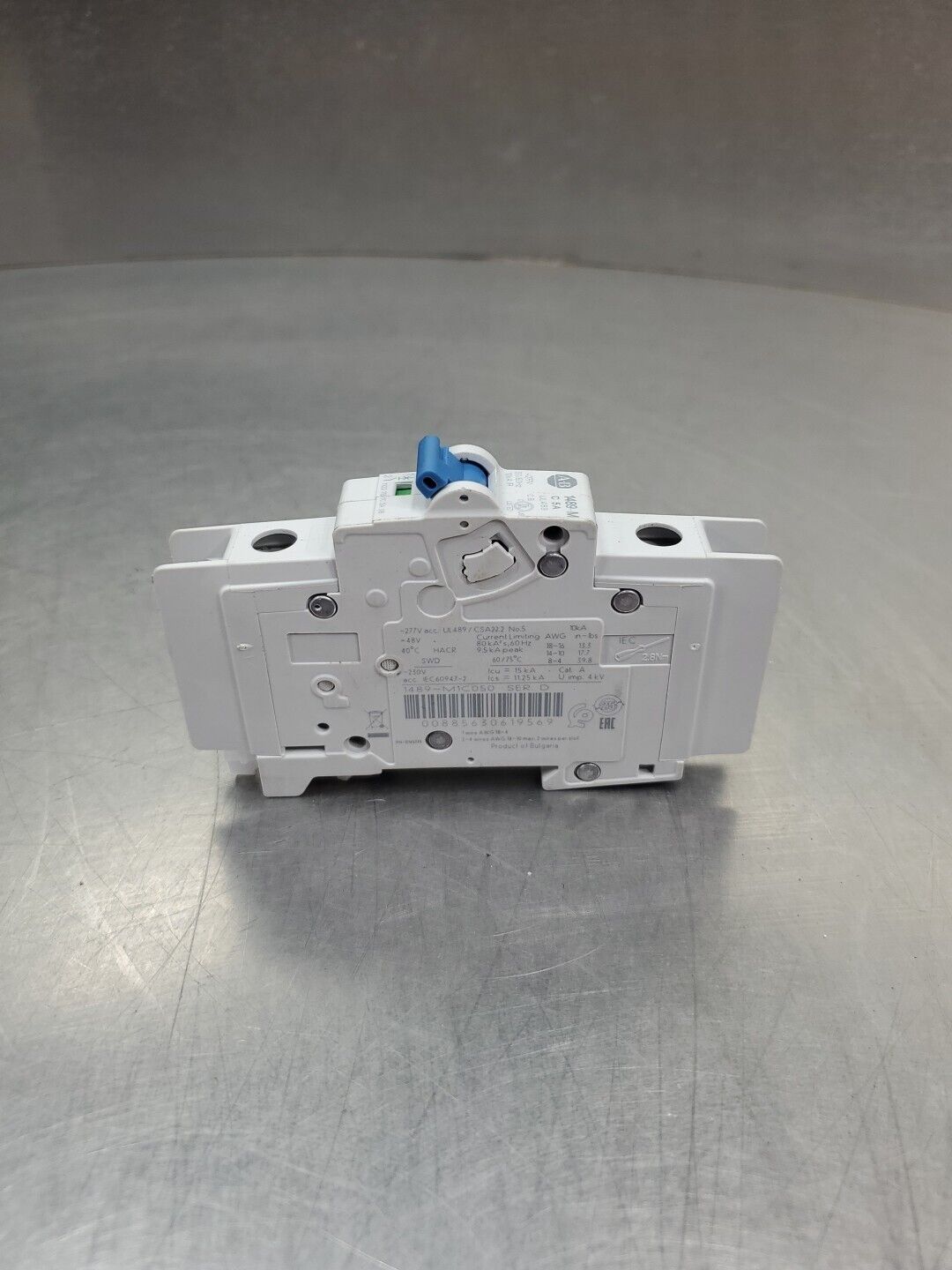 Allen-Bradley 1489-M1C150 Ser D Circuit Breaker, 5A.                       4C-13