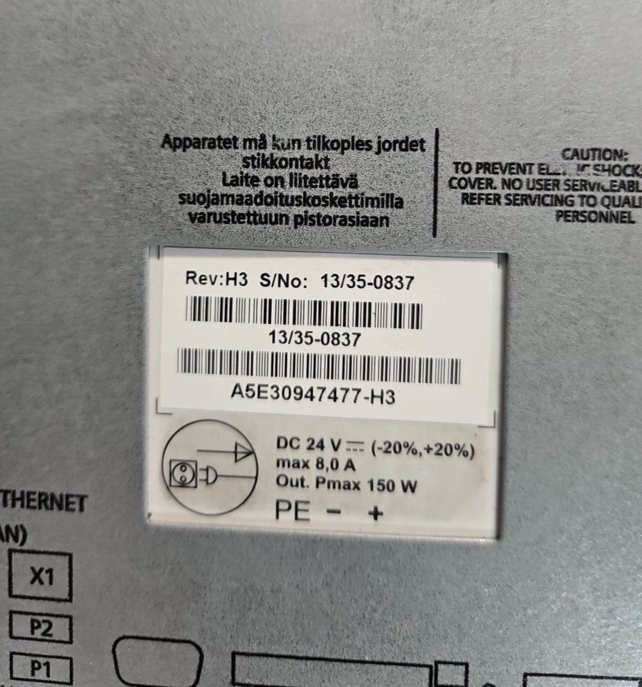 Siemens  IPC627C / 6ES7647-6CD66-0XX0 Simatic Box Pc                    (BIN562)