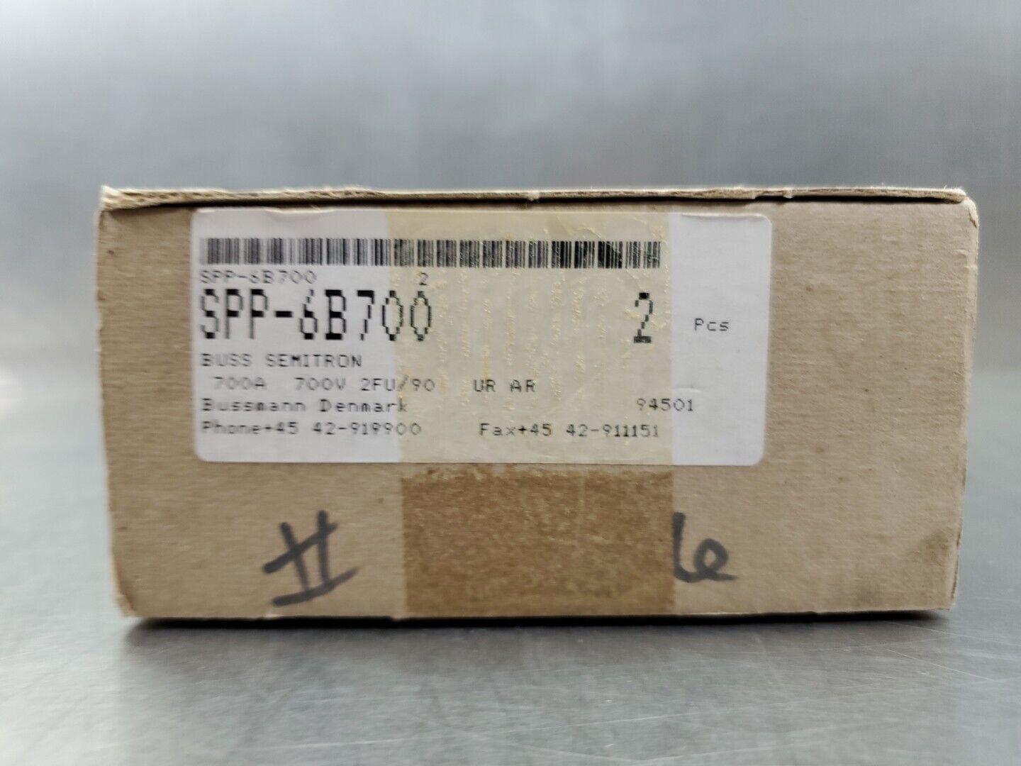 BUSS SEMITRON SPP-6B700 Fuse, 700A 700V, Lot of 2.                         4C-34