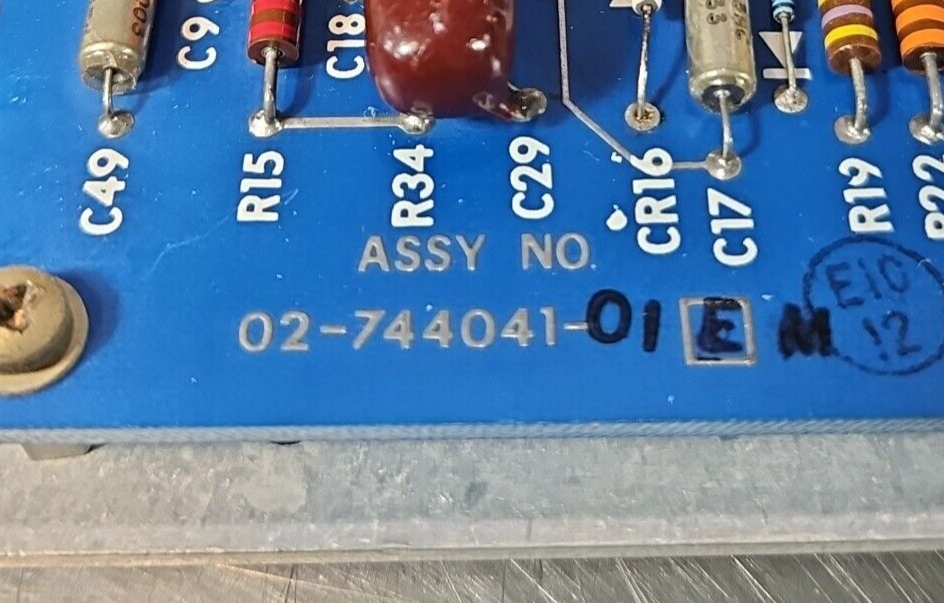 Schneider Electric 02-744041-01 Circuit Board                            loc4B19