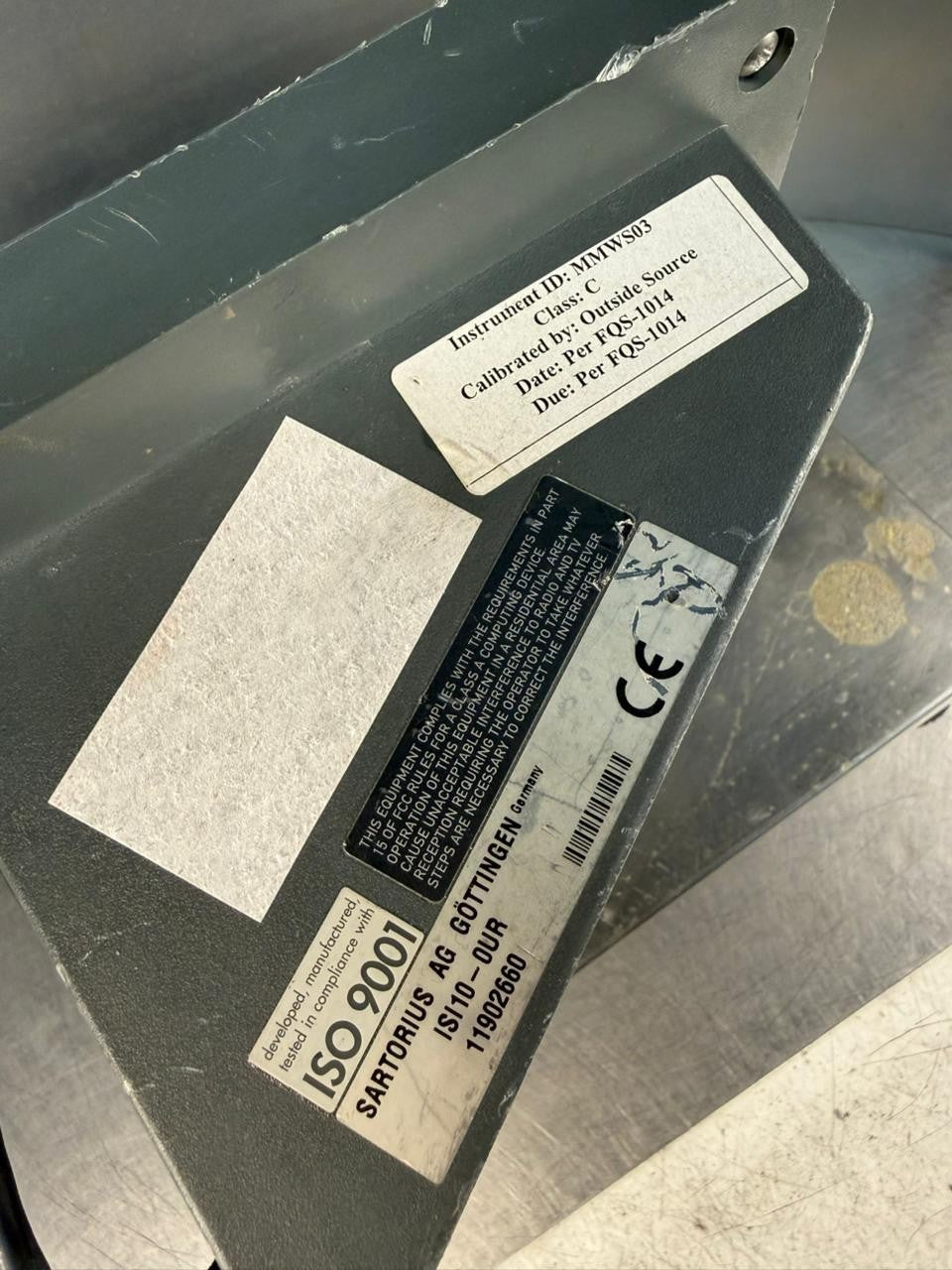 Sartorius ISI10-OUR Platform Scale MMWS03                         (11.4.2)