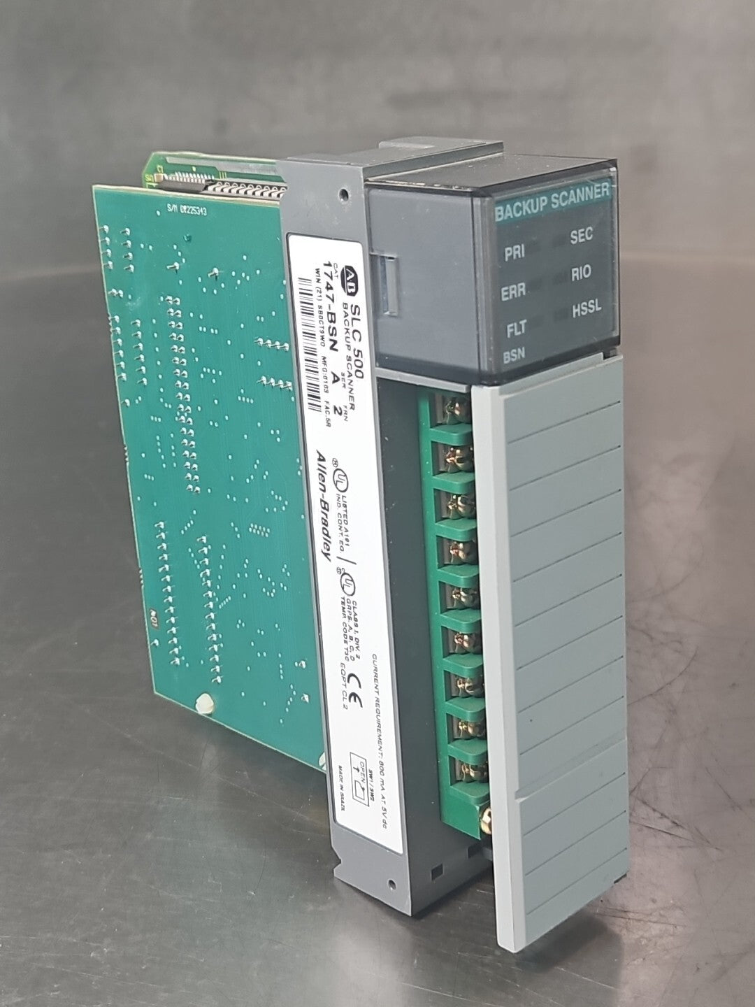 Allen-Bradley 1747-BSN/A SLC500 Backup Scanner                          (BIN532)