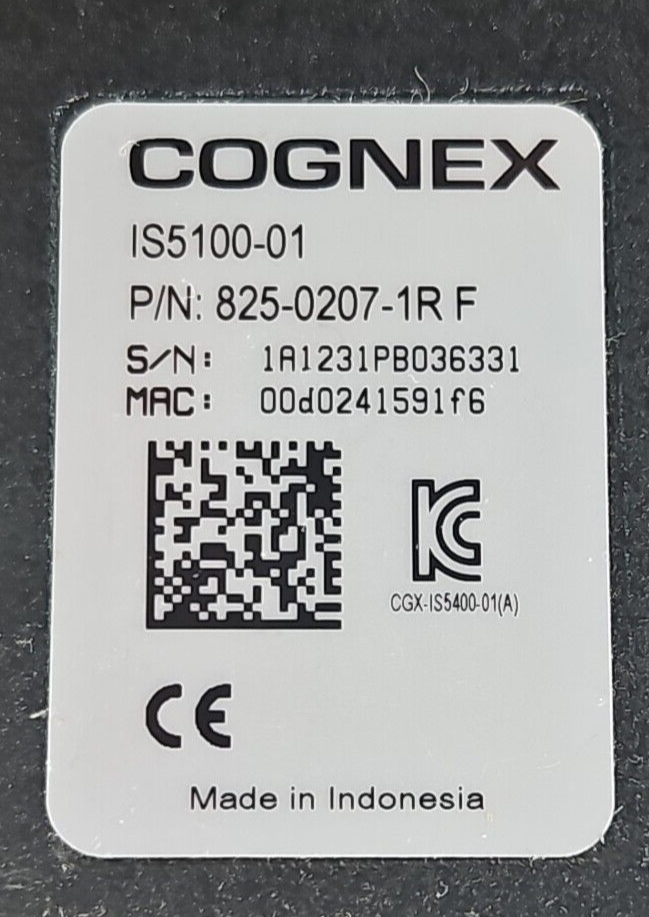 Cognex IS5100-01 In-Sight Machine Vision Camera                         (BIN742)