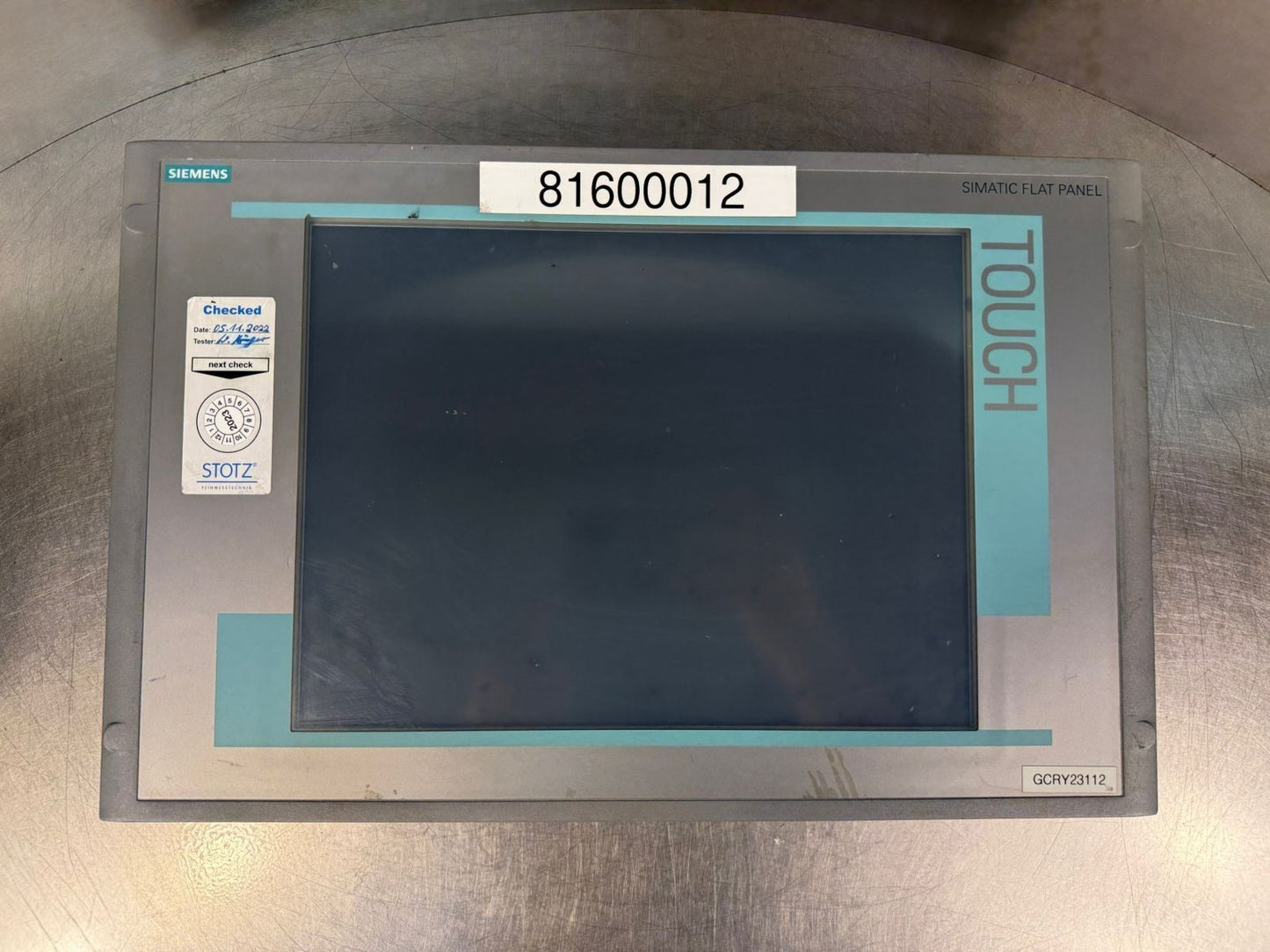 Siemens 6AV7861-2TB00-1AA0 Simatic  Flat Panel 15”                 (5.6.5)