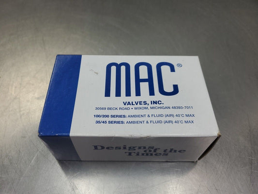 MAC 82A-FA-000-TM-DDAP-1DA SOLENOID VALVE, 24VDC.                          6A-11