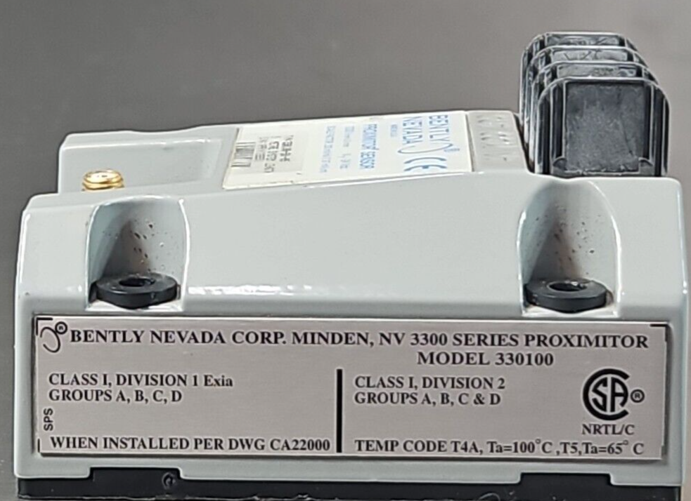 Bently Nevada 330100-00-05 Proximitor Sensor 24vdc (BIN2.3.3)