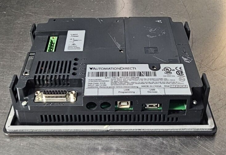 Automationdirect EA7-T6CL-R+12X12B046 Panel View                        (BIN643)