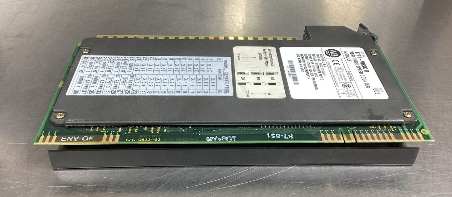 Allen-Bradley 1771-VHSC B Very High Speed Counter Module Rev. E02 Ser. B   3C-29