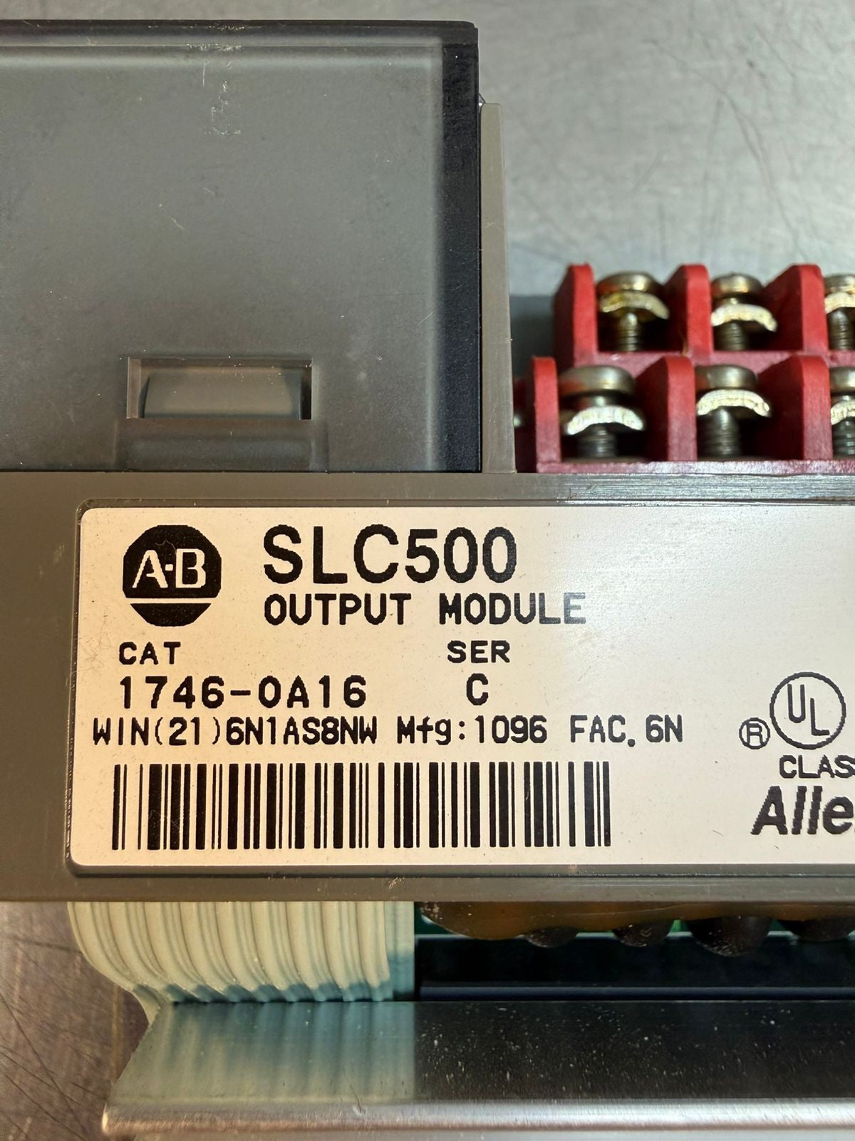 Allen Bradley 1746-OA16 /C Output Module 1746-0A16  SLC500   (3.5.3)