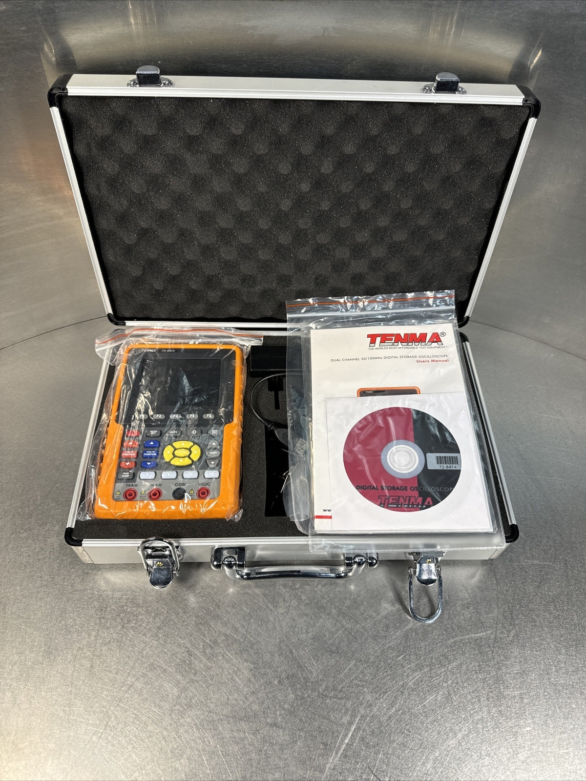 Tenma 72-8474 Portable Oscilloscope/Multimeter Combo w/case+accessories @2.5.1