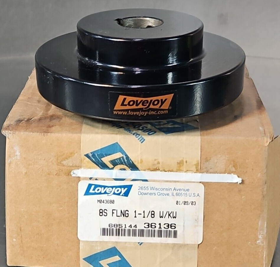 Lovejoy 685144 36136 Coupling Flange 1-1/8in Bore 1/4inx1/8in Kw    Loc4B35