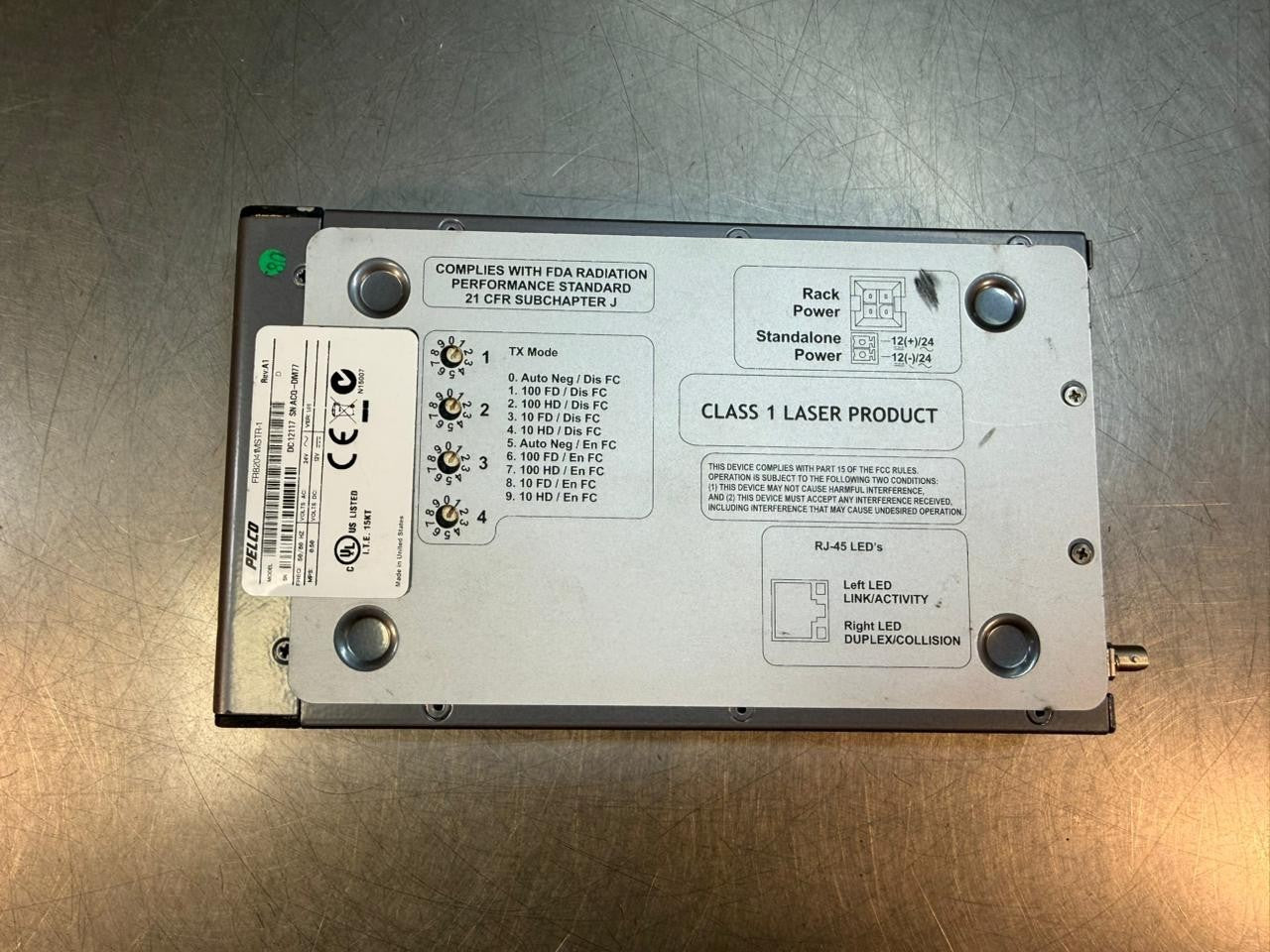 Pelco FR82041MSTR-1 REV.A1  DC    12117                            (1.3.4)