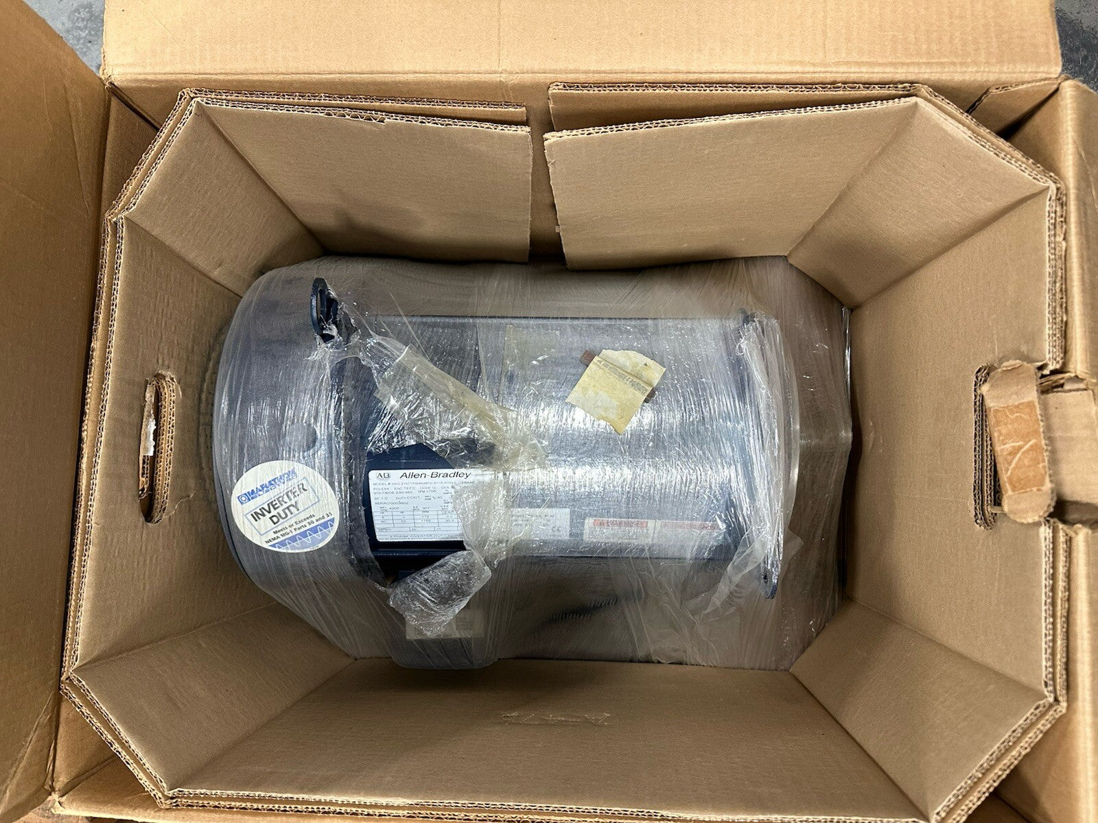 Allen Bradley 215TTFW4026CD 3 PHASE INVERTER DUTY AC INDUCTION MOTOR (7.5.3)
