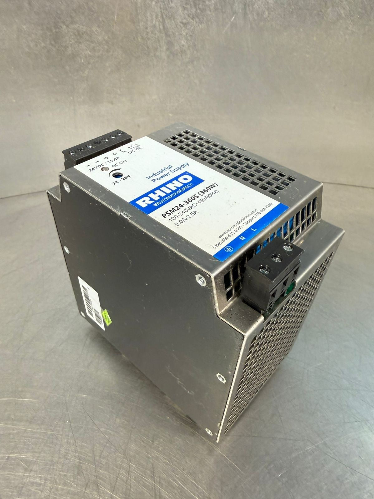 Rhino  PSM24-360S Power Supply 360W 100-240Vac 50/60Hz             (4.2.3)