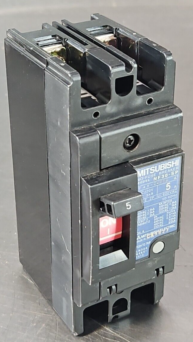 Mitsubishi Electric NF30-SP 5A 2-Pole No-Fuse Breaker                    loc4B10