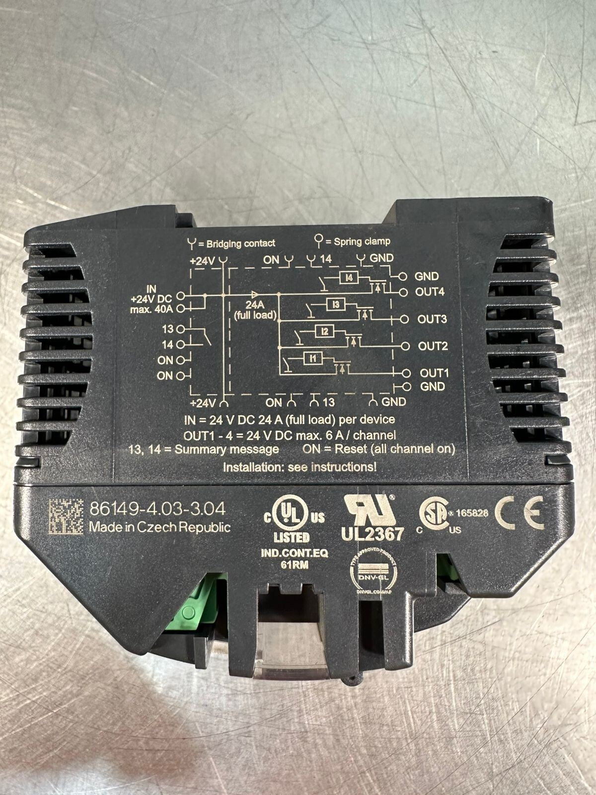 Murr Elektronik 9000-41034-0100600 / 71570 Elect. Circuit Prot.    (2.3.1)