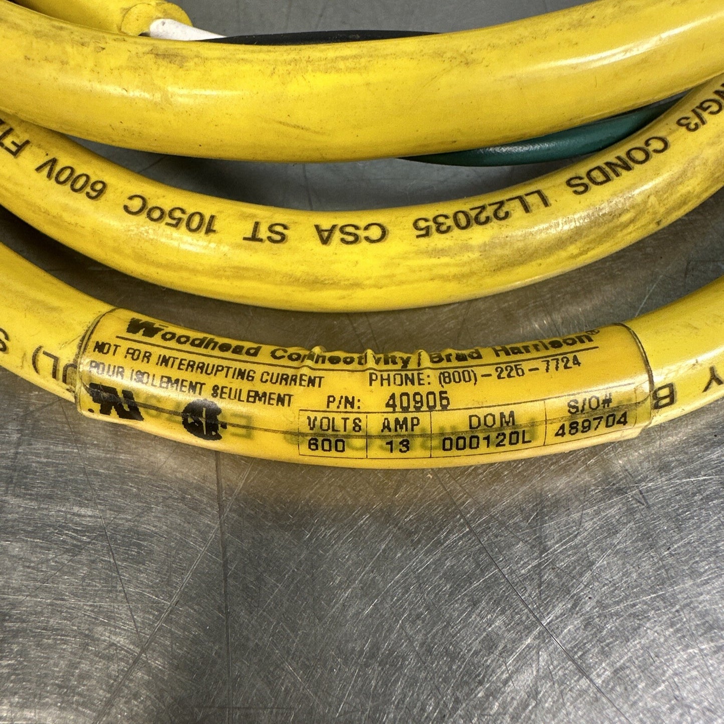 Woodhead 40906 Brad Harrison Quick-change 3p Male (BIN-1.6.5)