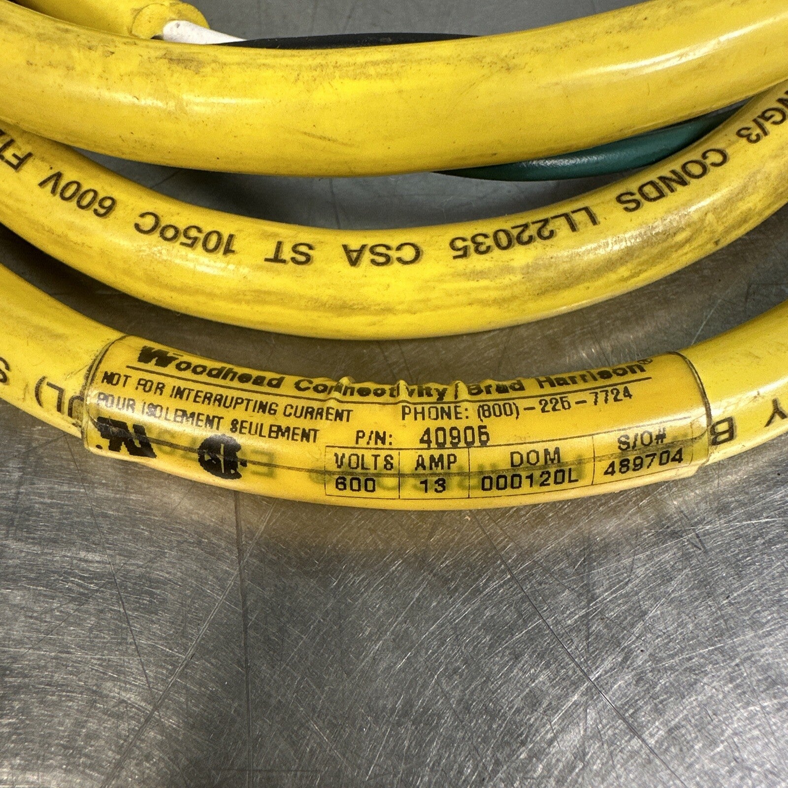 Woodhead 40906 Brad Harrison Quick-change 3p Male (BIN-1.6.5)