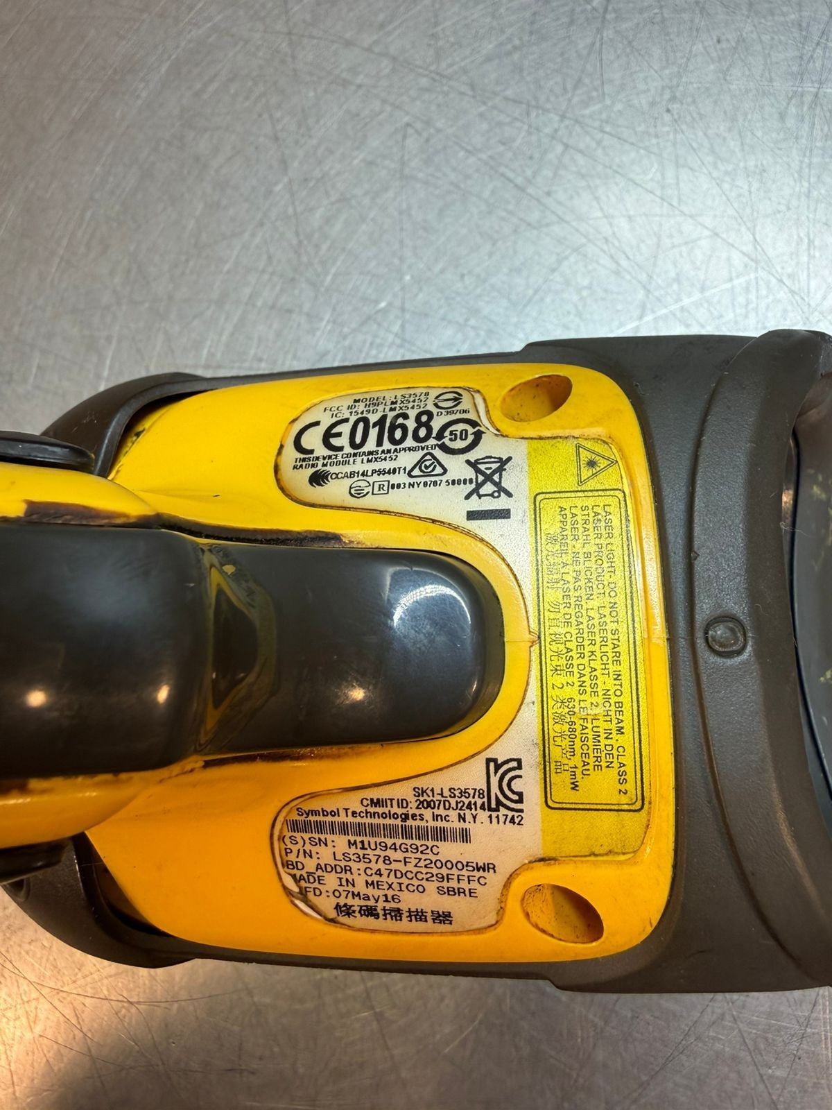 Symbol  LS3578 Barcode Scanner  LS3578-FZ20005WR                   (5.4.2)