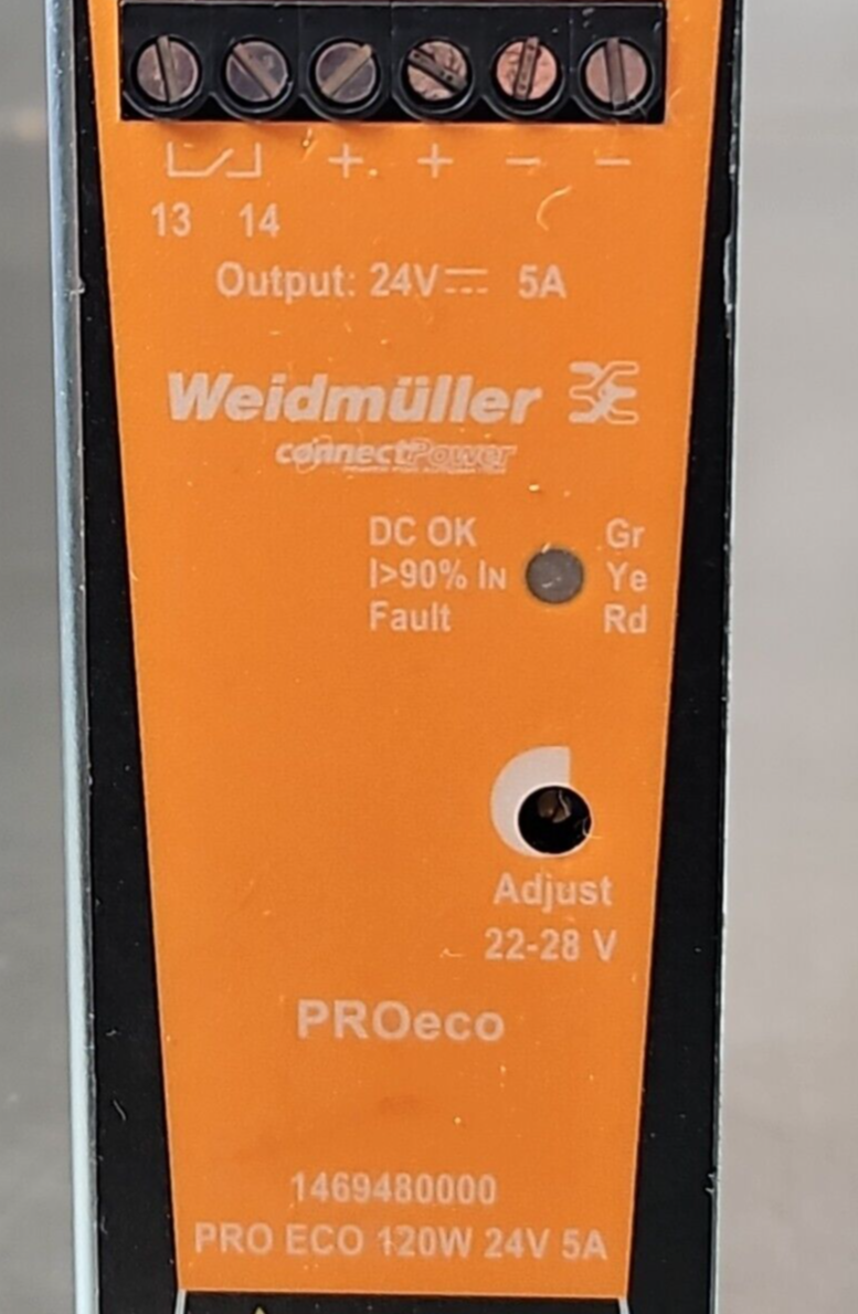 Weiddmuller 1469480000 PRO ECO 120 W 24 V 5 A DIN Power supply  (BIN2.3.3)