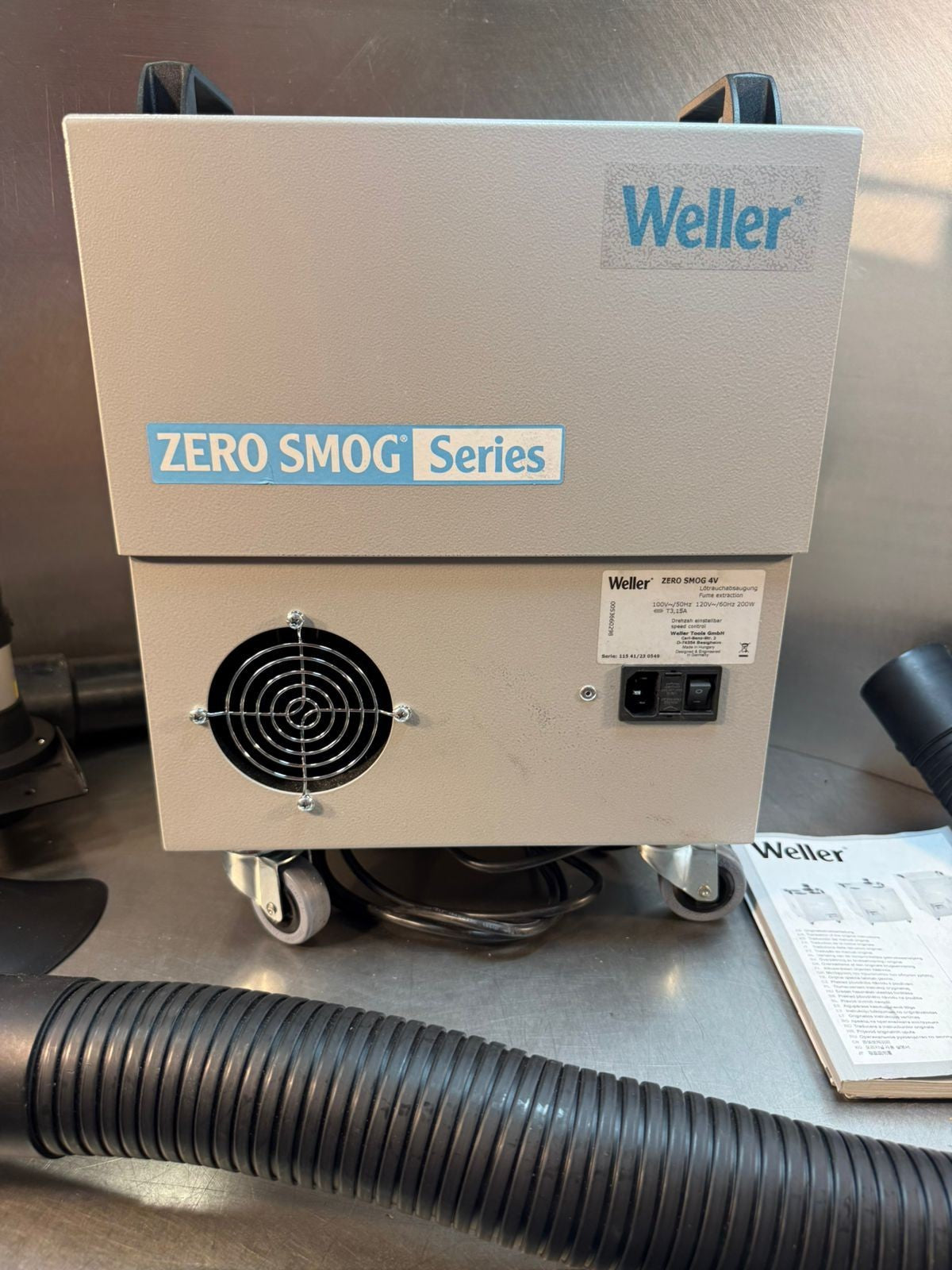 Weller WFE2S / Zero Smog 4V – 0058735936N  100/120V 50/60Hz 200W        (1.5.2)