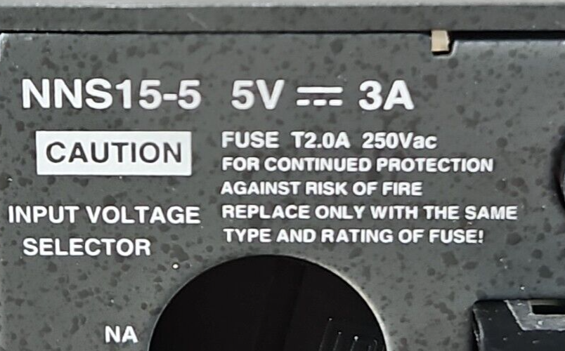 Nemic-Lambda NNS15-5 Linear Power Supply                               (BIN434)