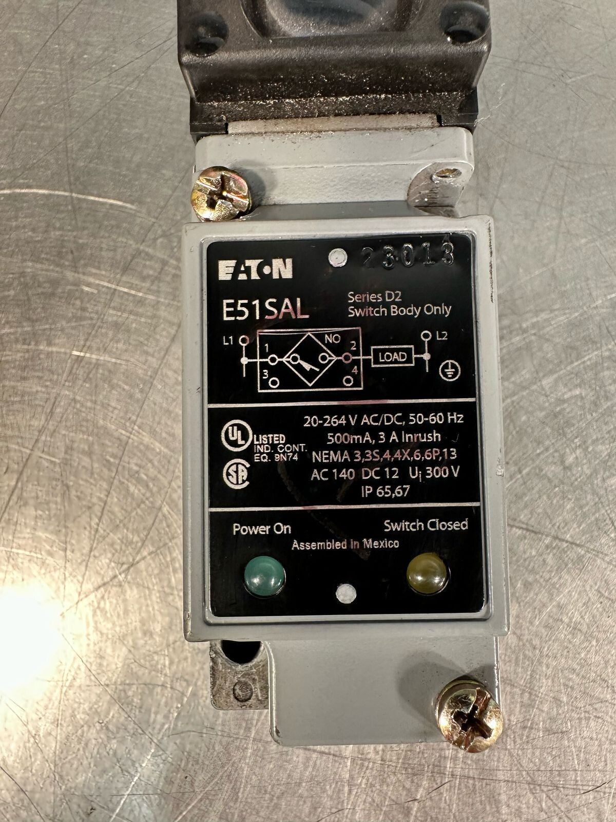 Eaton Photoelectric Sensor E51SAL Body, E51DP1 Head               (3.5.3)