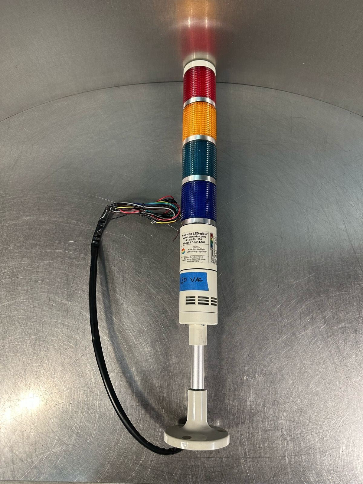 American Led-Gible STACK SIGNAL LT Red Orange Green Blue LD-5214-101 (7.4.3)