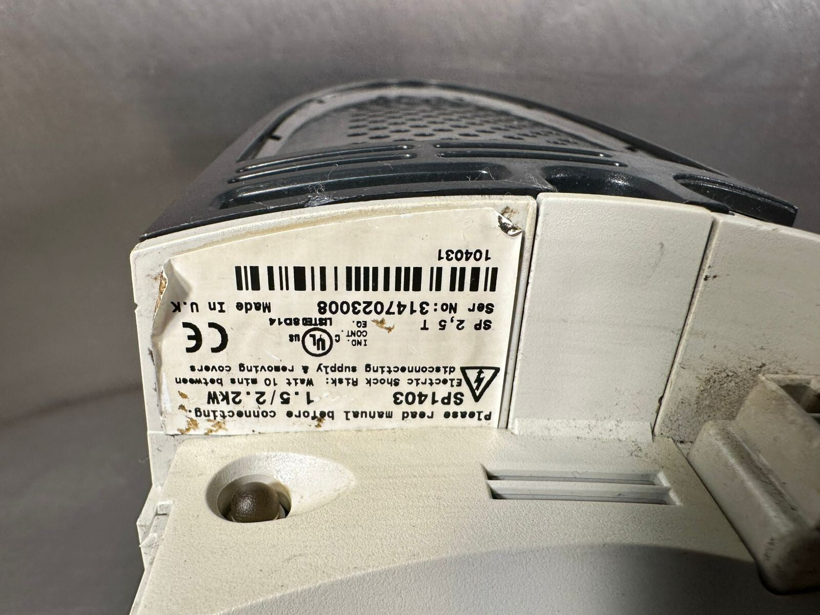 Unidrive Sp1403 1.5/2.2 Kw SP 2,5T (10.6.4)