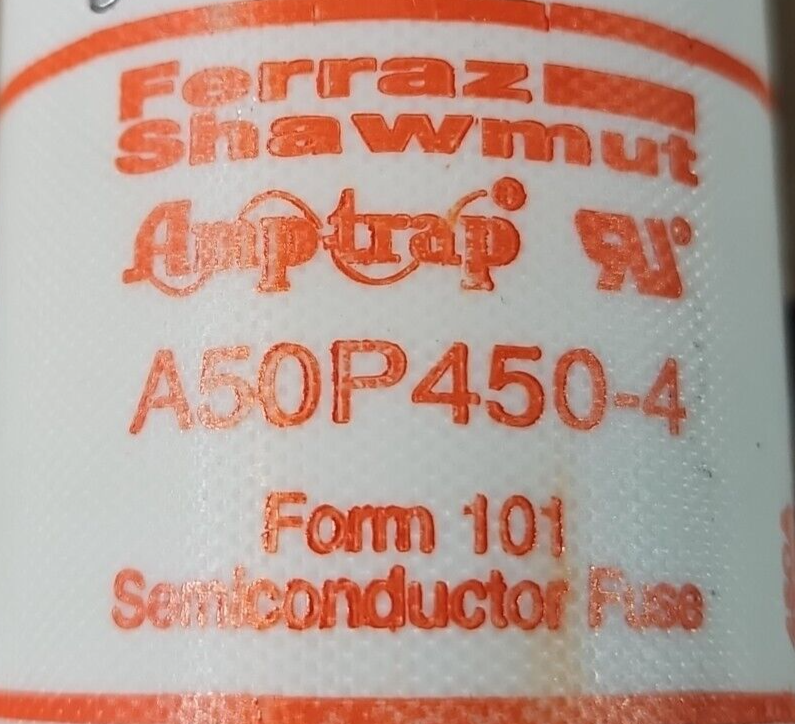 Ferraz Shawmut A50P450-4 Amp-trap Fuses 450A 500V Box w/4                 loc4C2
