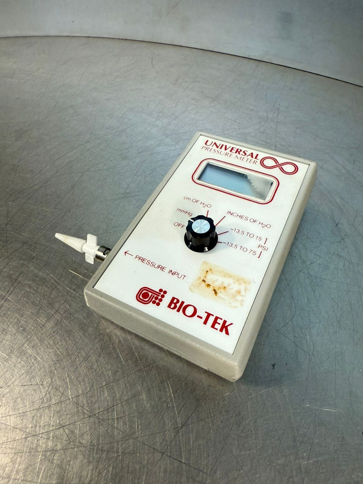 Bio-Tek Universal Pressure Metter                     (6.2.2)